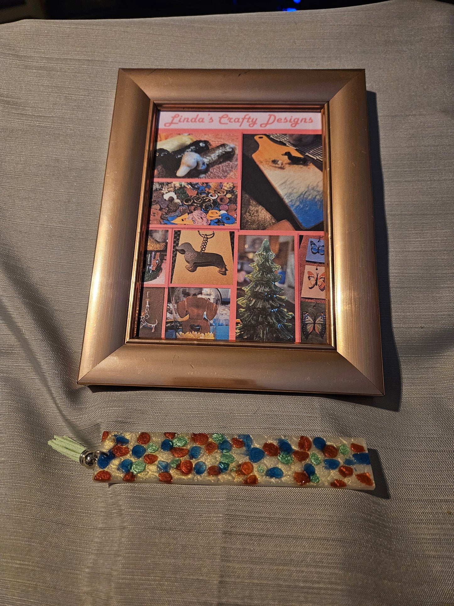 Resin Bookmark - Rocky Road #124