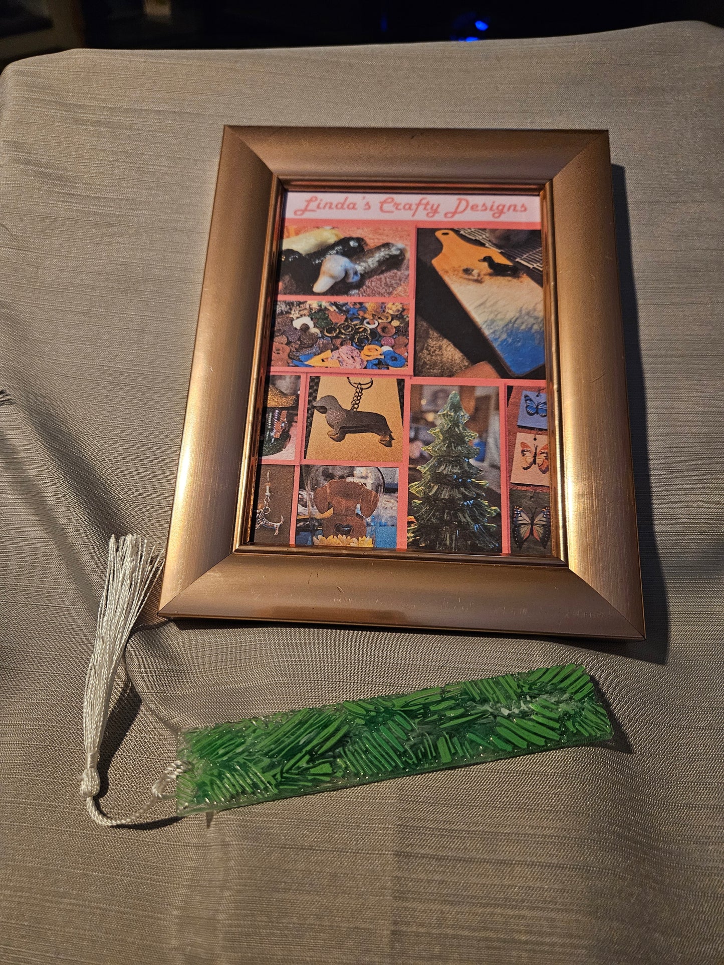 Resin Bookmark - Jungle Vines #121