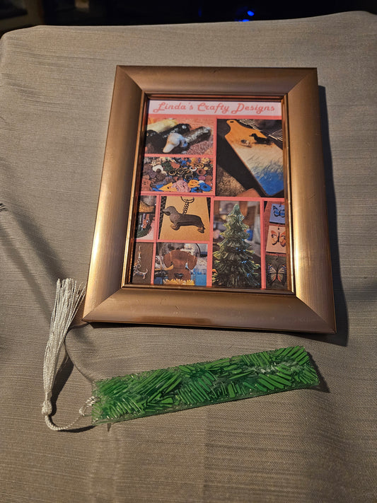 Resin Bookmark - Jungle Vines #121
