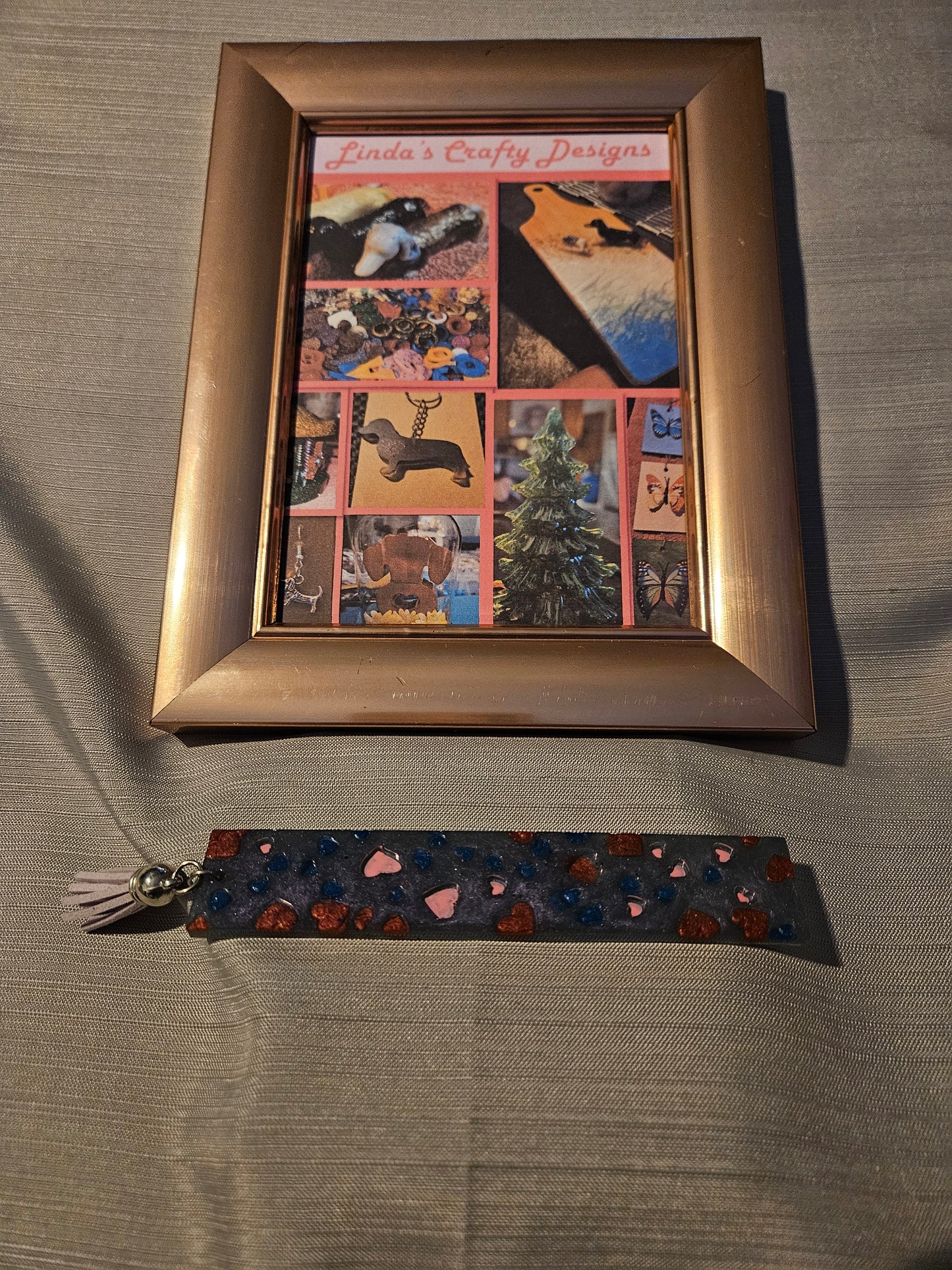 Resin Bookmark - My Heart is Yours #122