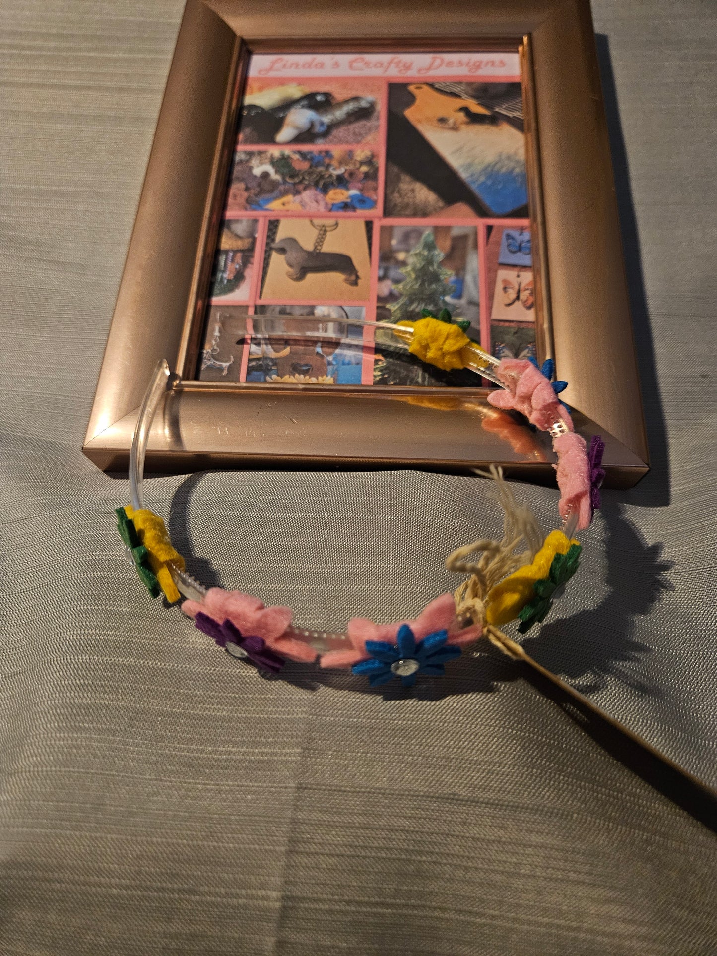 Plastic Headband - Colors Floral (Copy) #173
