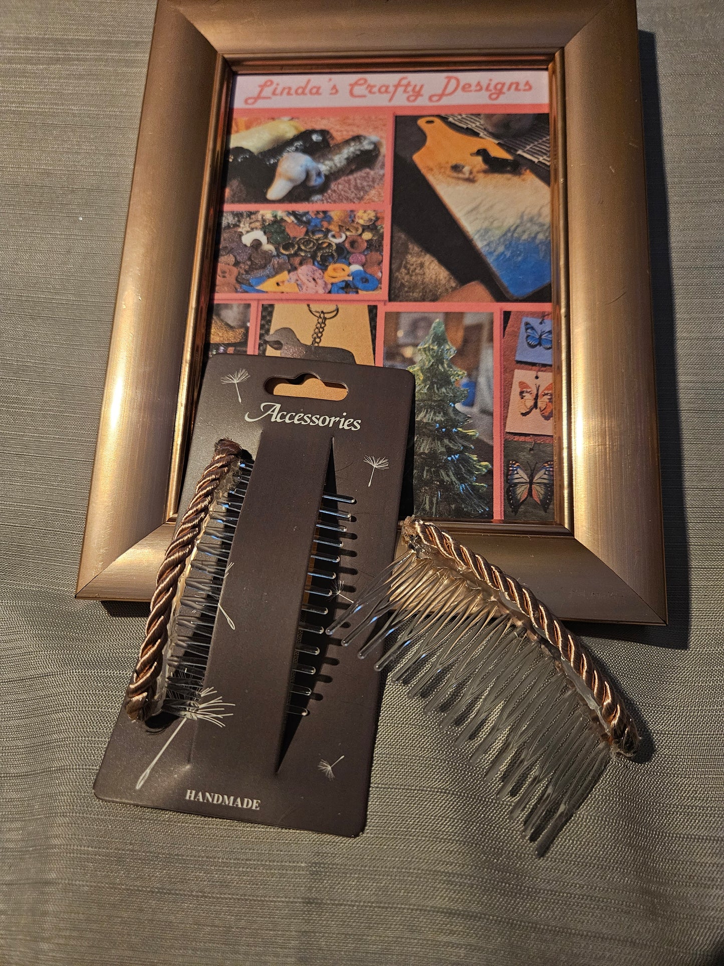 Resin/Plastic Hair Comb - Ropes #116