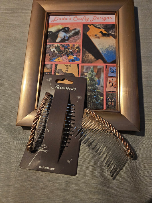 Resin/Plastic Hair Comb - Ropes #116