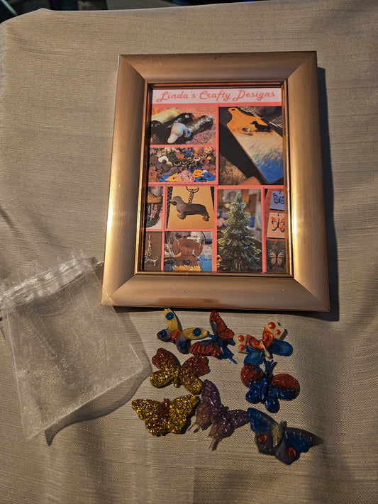 Resin Magnets - Butterflies #113