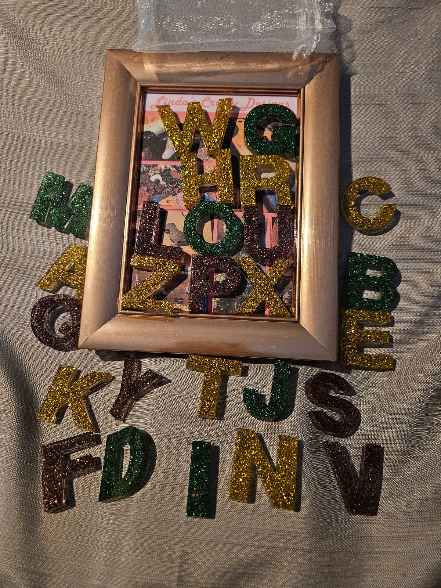 Resin Magnets - Alphabet #110