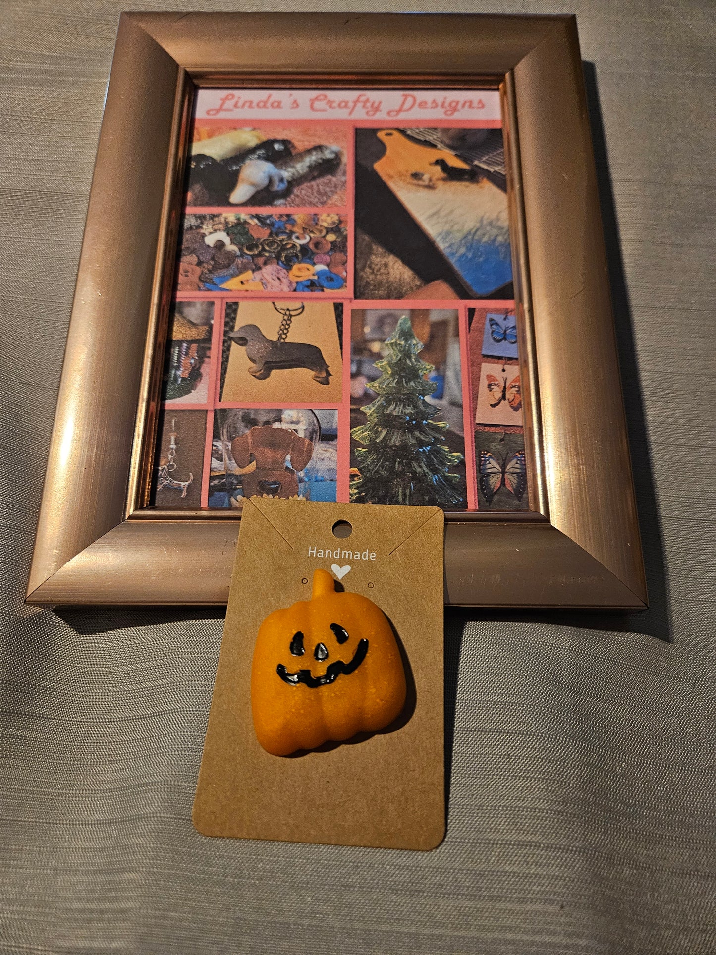 Resin Pin - Halloween Orange Jack-O-Lantern #82. 83. 84