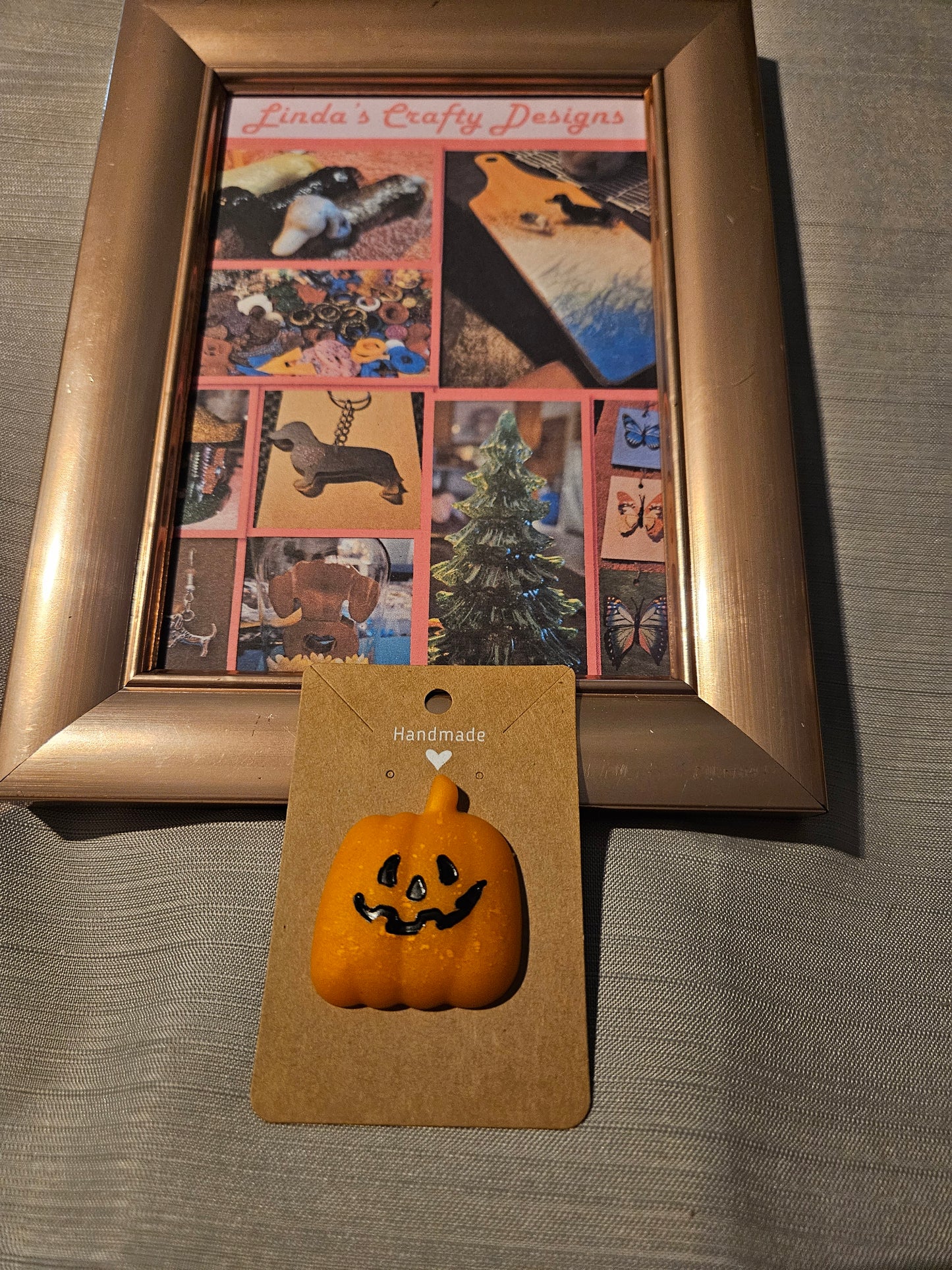 Resin Pin - Halloween Orange Jack-O-Lantern #82. 83. 84