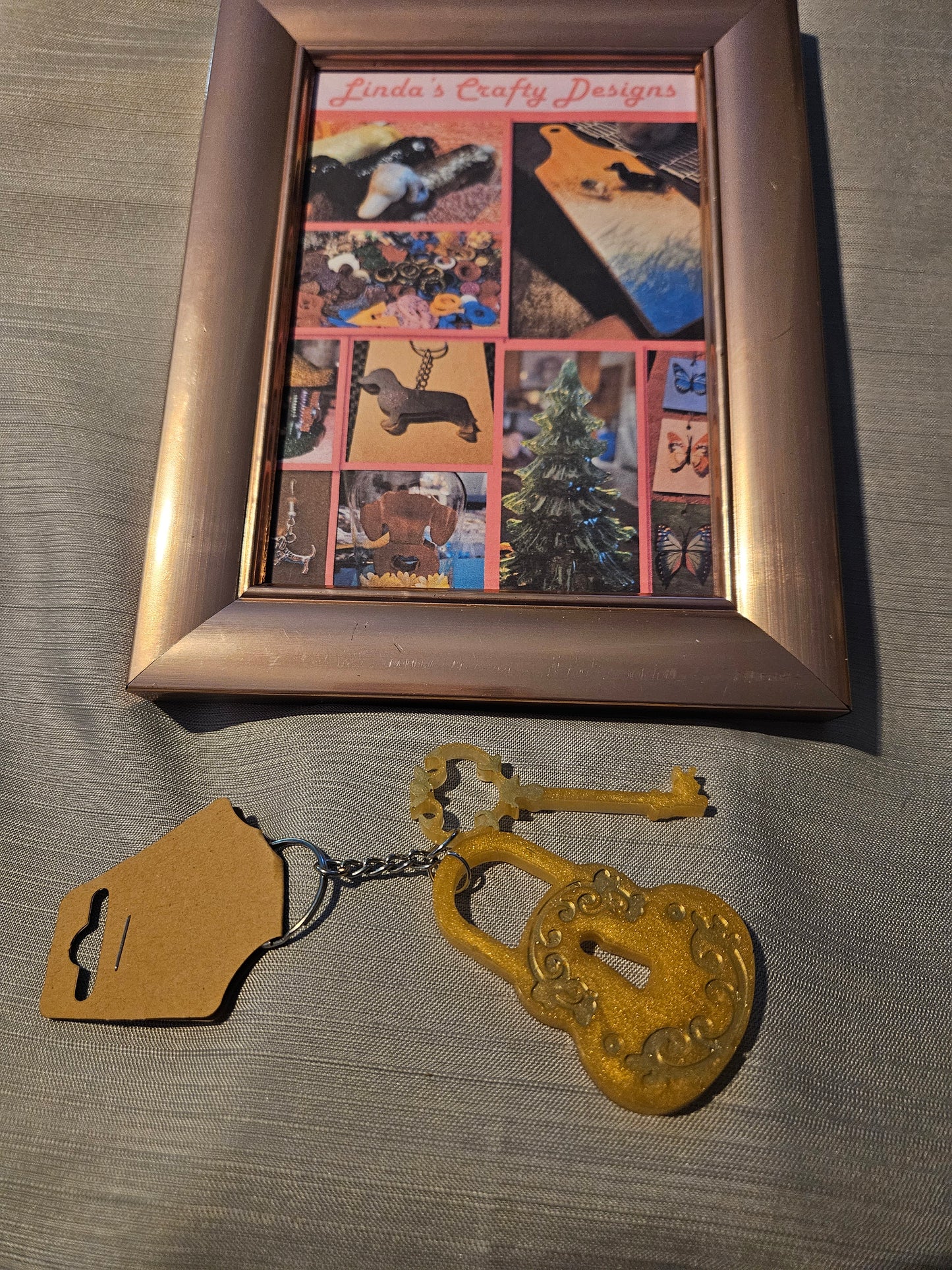 Resin Keychain - Lock and Key 1 #134