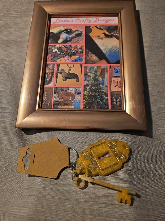Resin Keychain - Lock and Key 3 #136