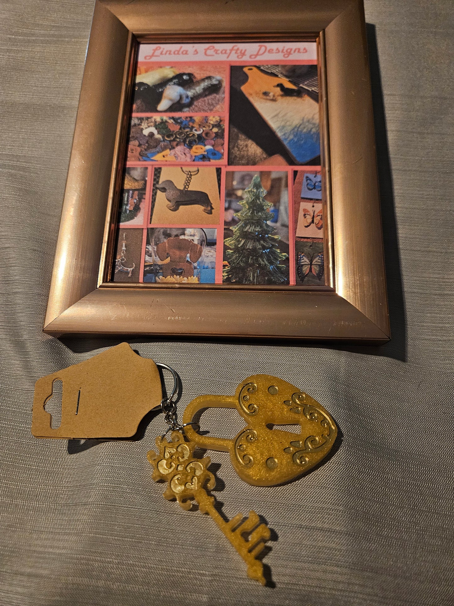 Resin Keychain - Lock and Key 4 #137