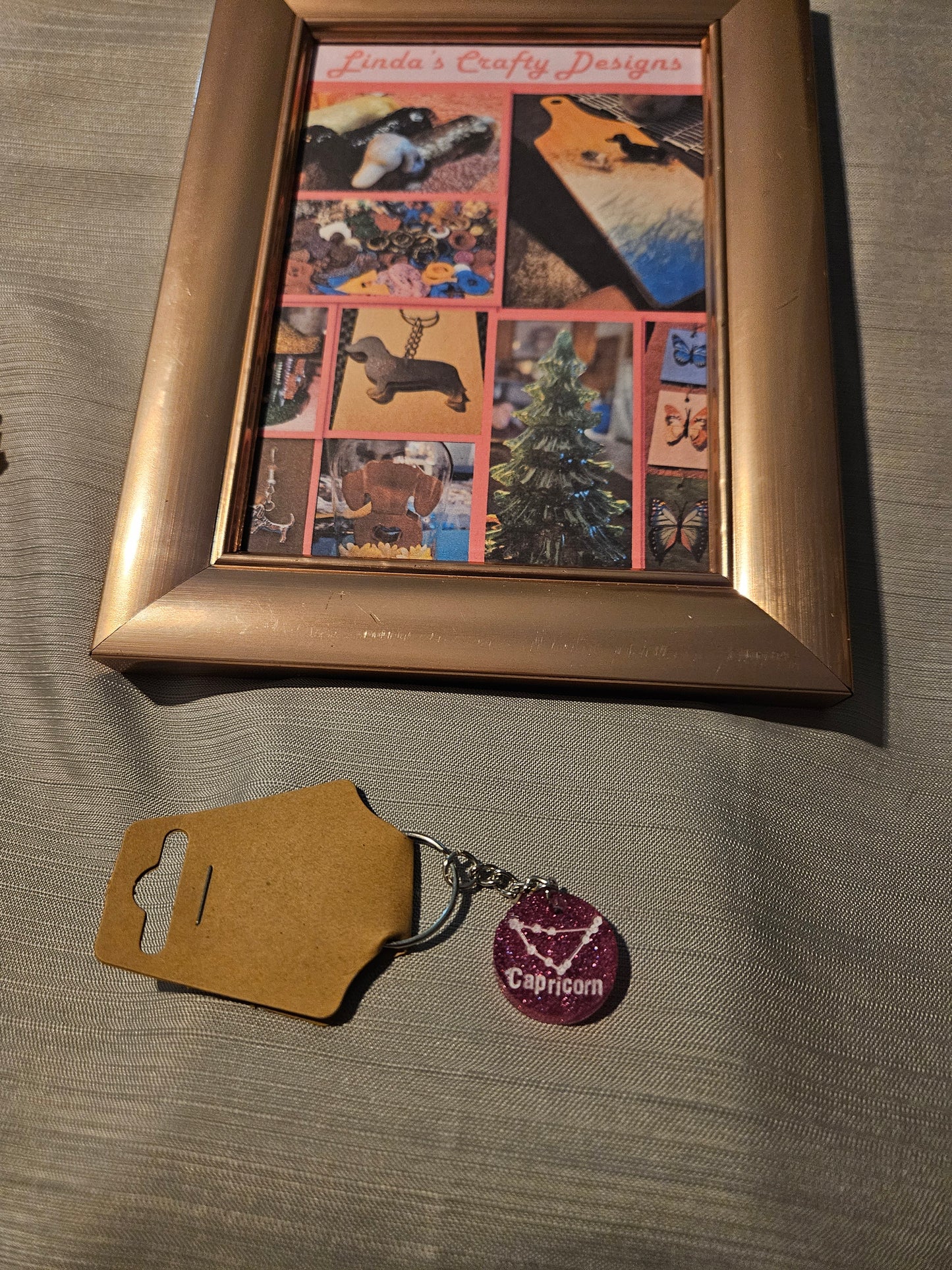 Resin Keychain - Astrological Sign - Capricorn #145