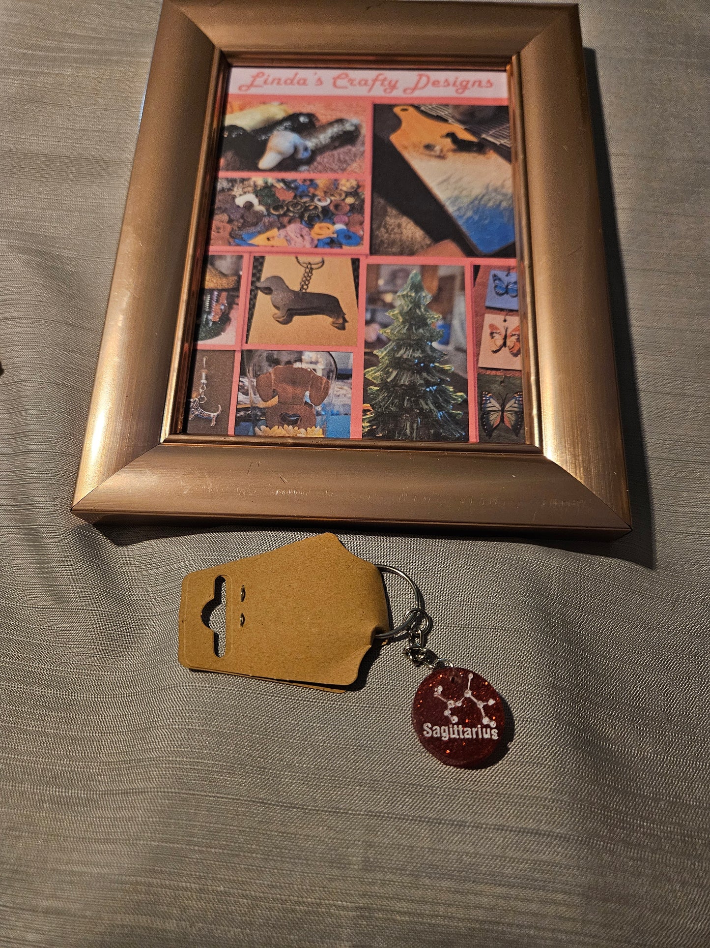Resin Keychain - Astrological Sign - Sagittarius #150