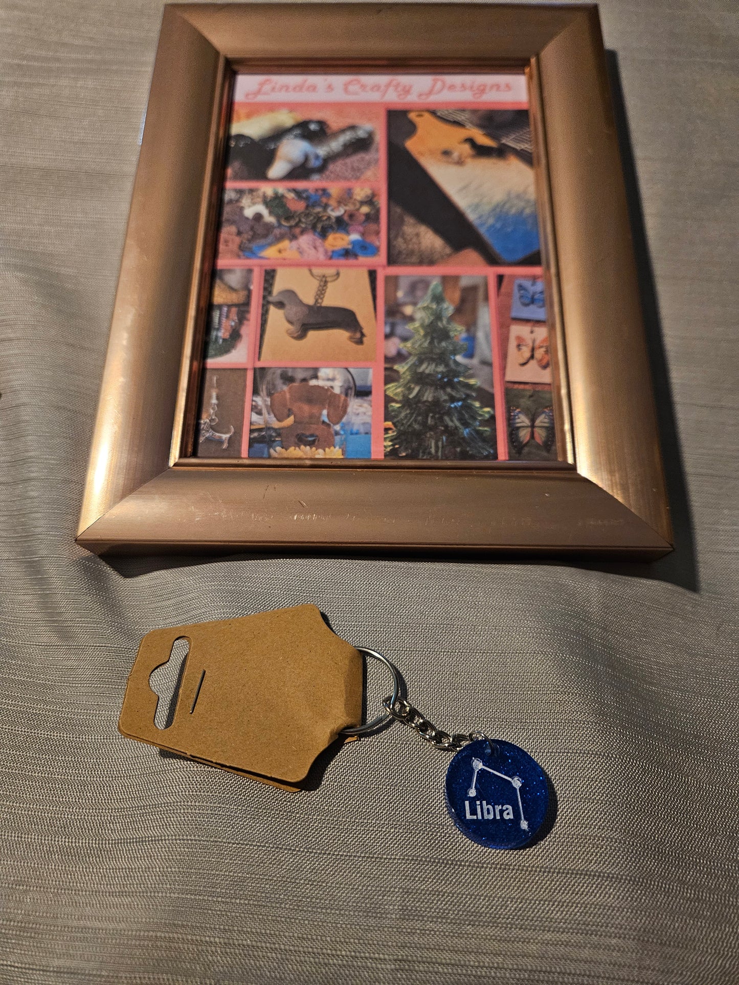 Resin Keychain - Astrological Sign - Libra #148