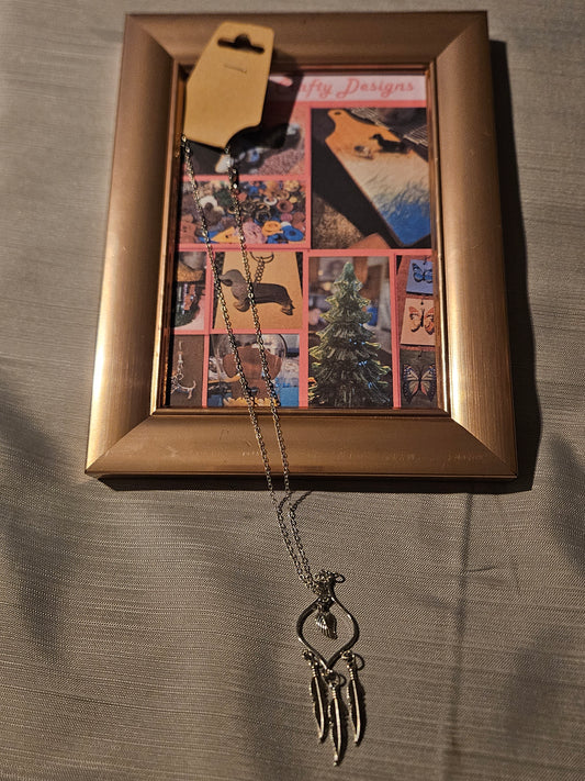 Metal Necklace - Mini Dreamcatcher 18-20 inch #1190