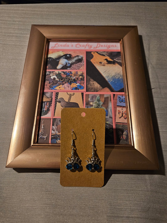 Metal Earrings (Hook) - Beetles #305