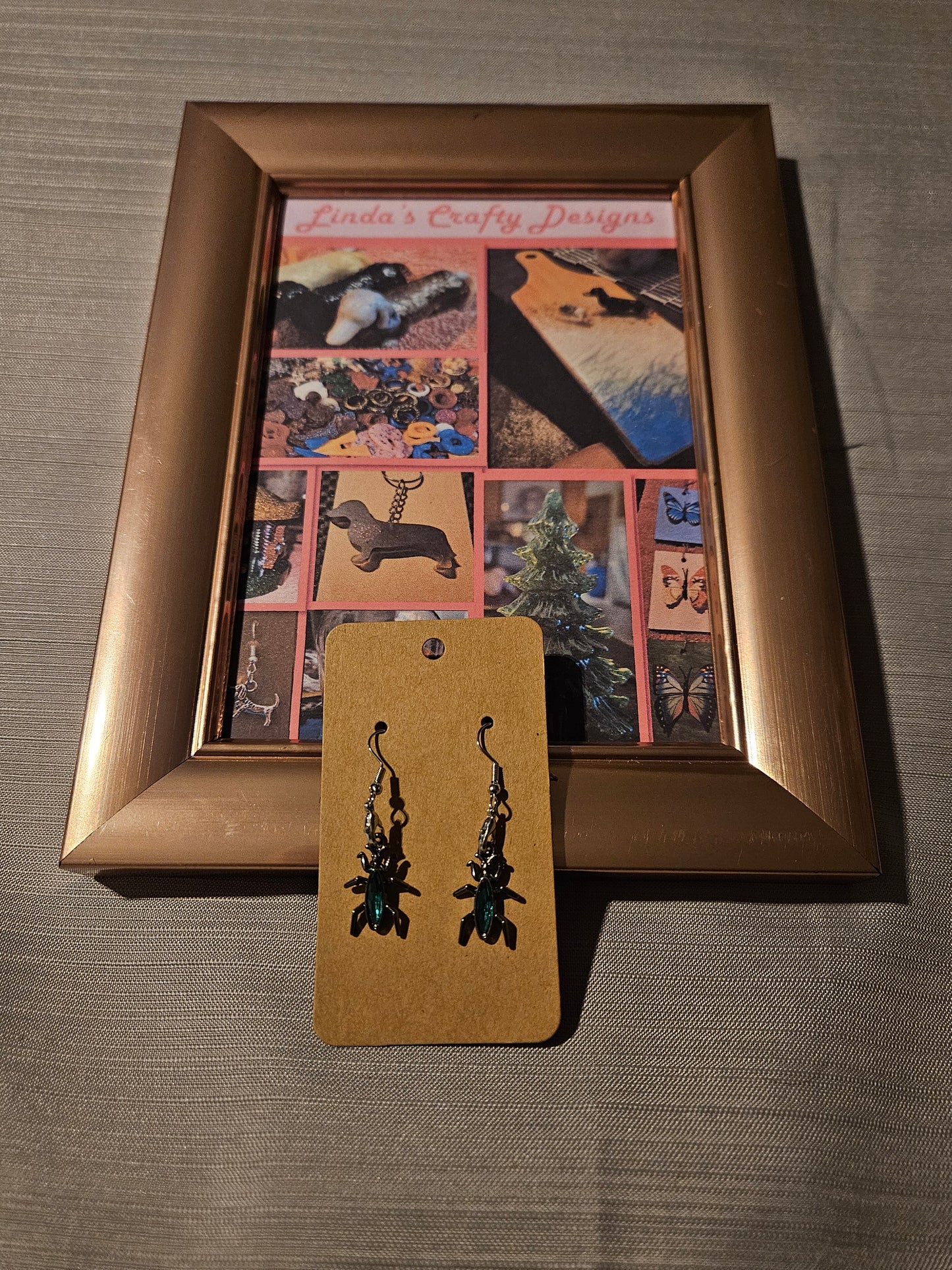 Metal Earrings (Hook) - Crickets #307