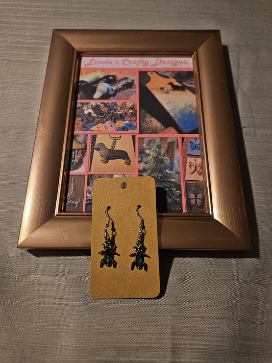 Metal Earrings (Hook) - Crickets #307