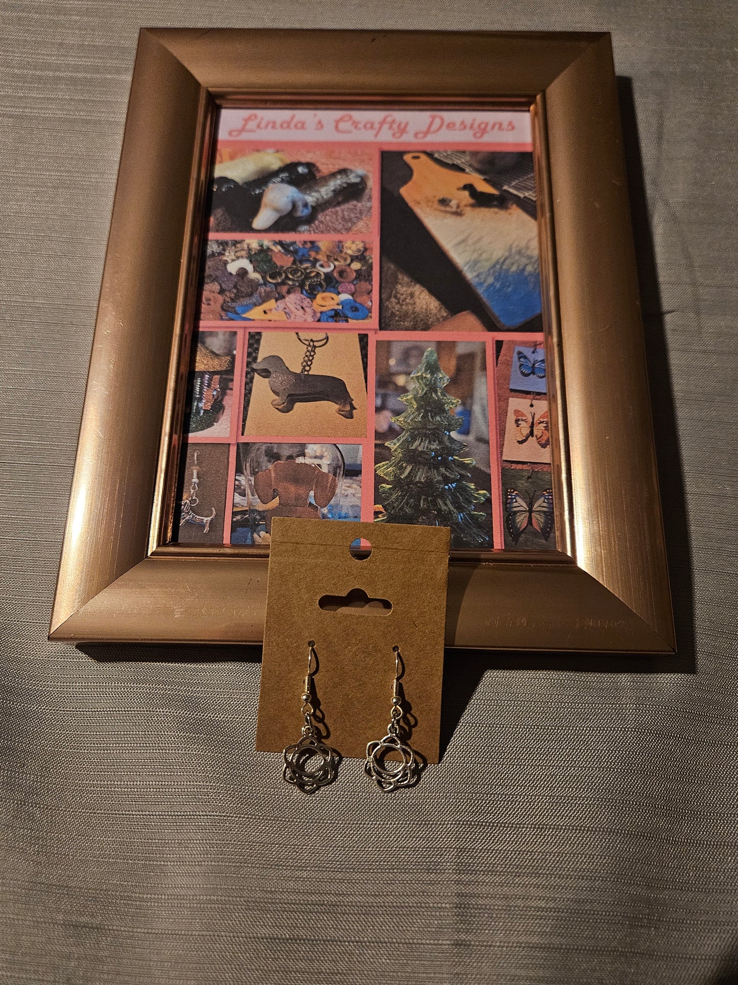 Metal Earrings (Hook) - Moons in Suns #364