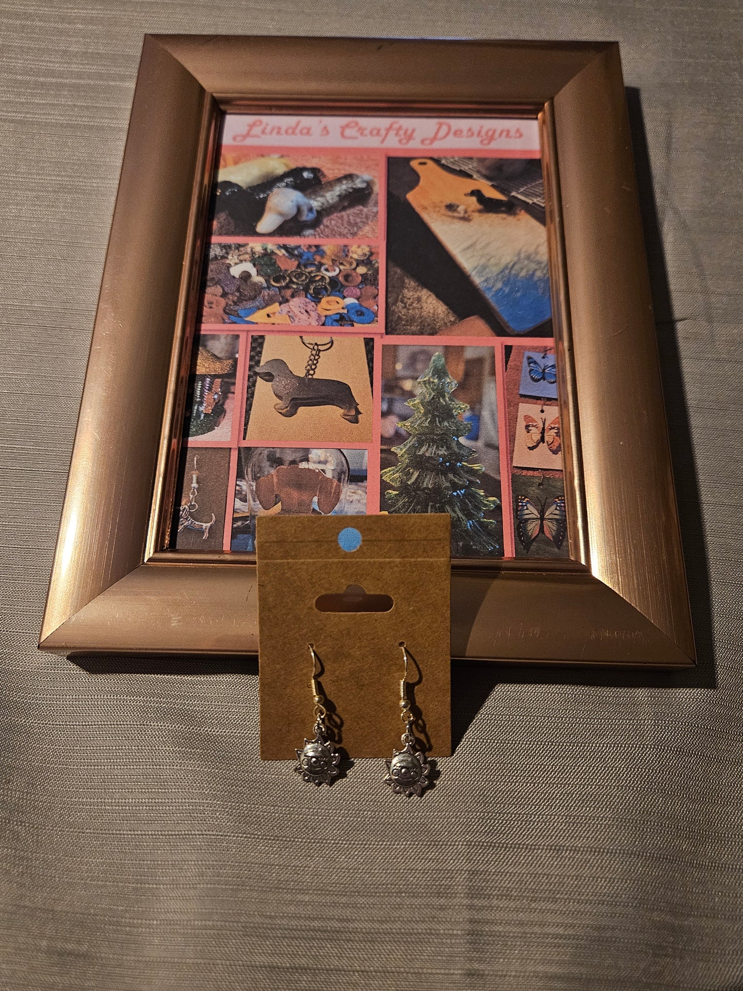 Metal Earrings (Hook) - Suns #372