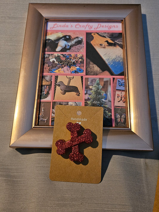 Resin Pin - Red Bones #830