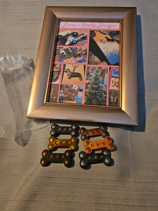 Resin Magnets - Dog Bones #828