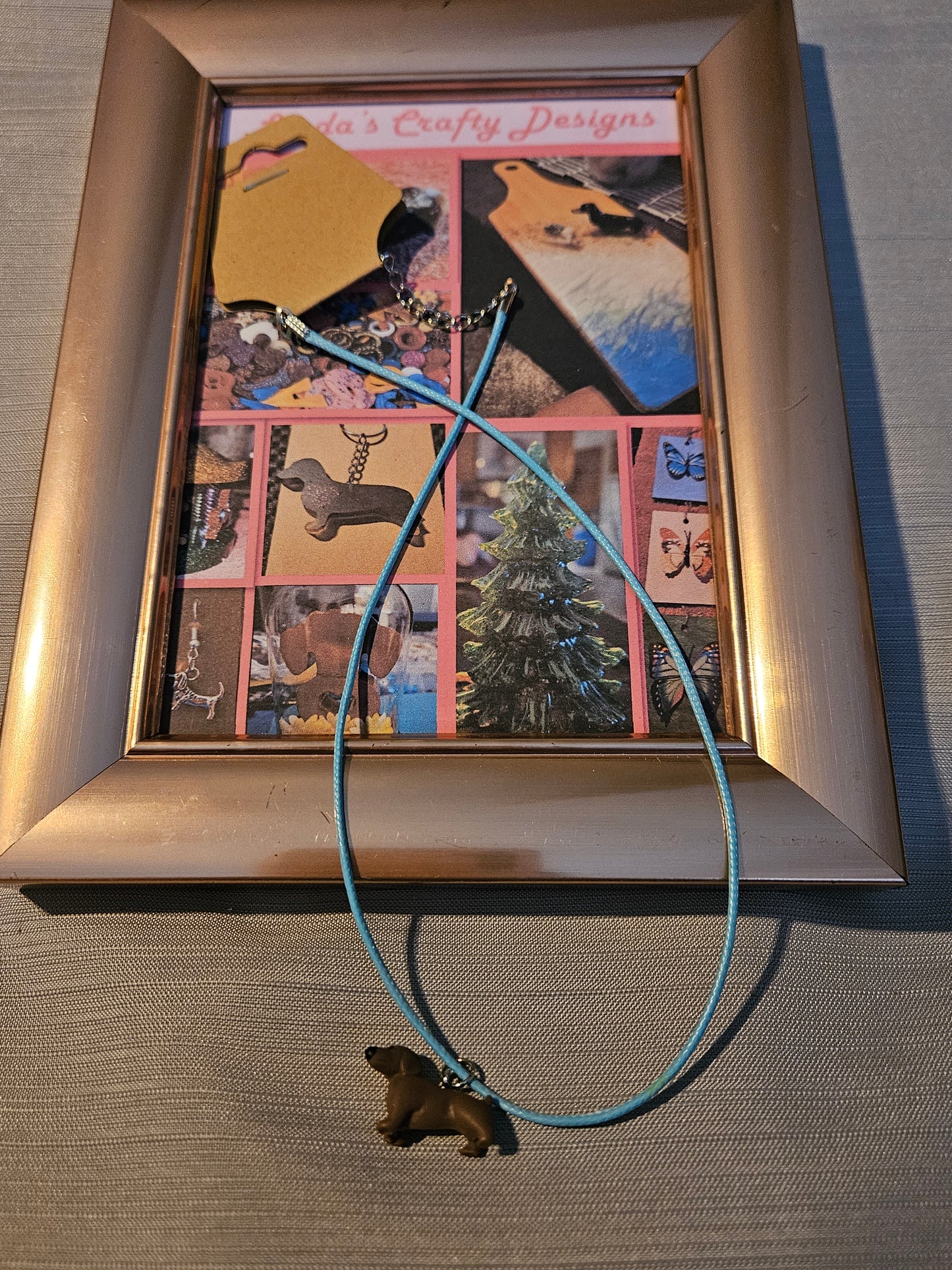 Leather Rope/Metal Necklace - Dox Time! 18-20 inch #694