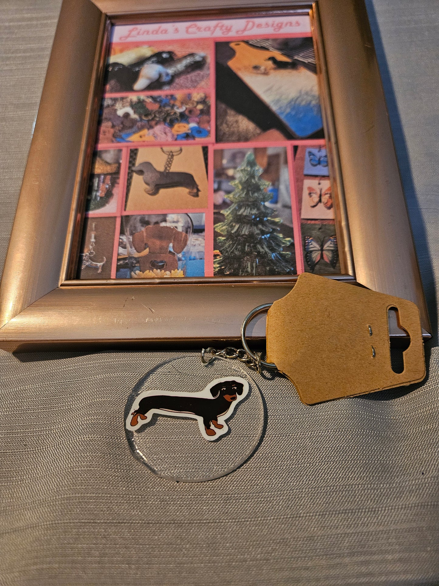 Resin Keychain - Long Dog (Reduced) #764