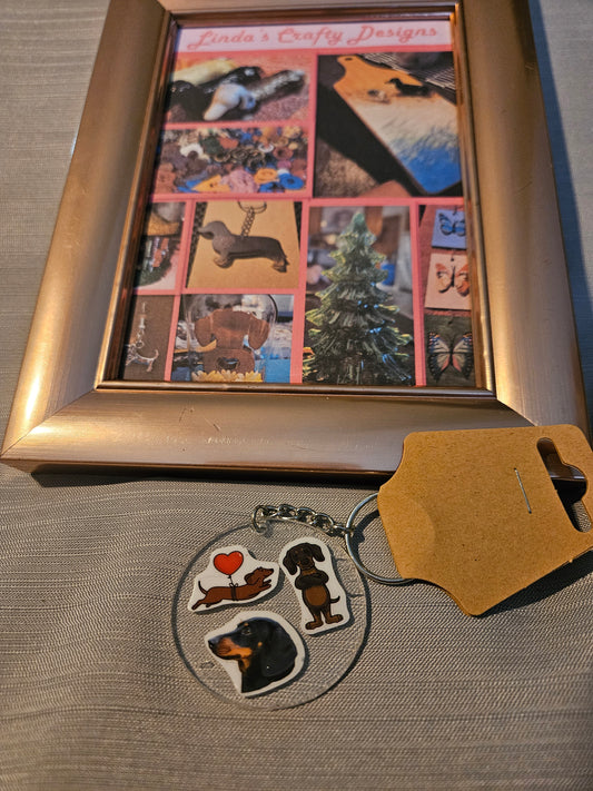 Resin Keychain - Long Dog Club 2 (Reduced) #759