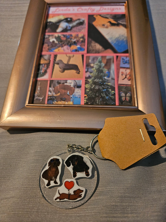 Resin Keychain - Long Dog Club (Reduced) #761