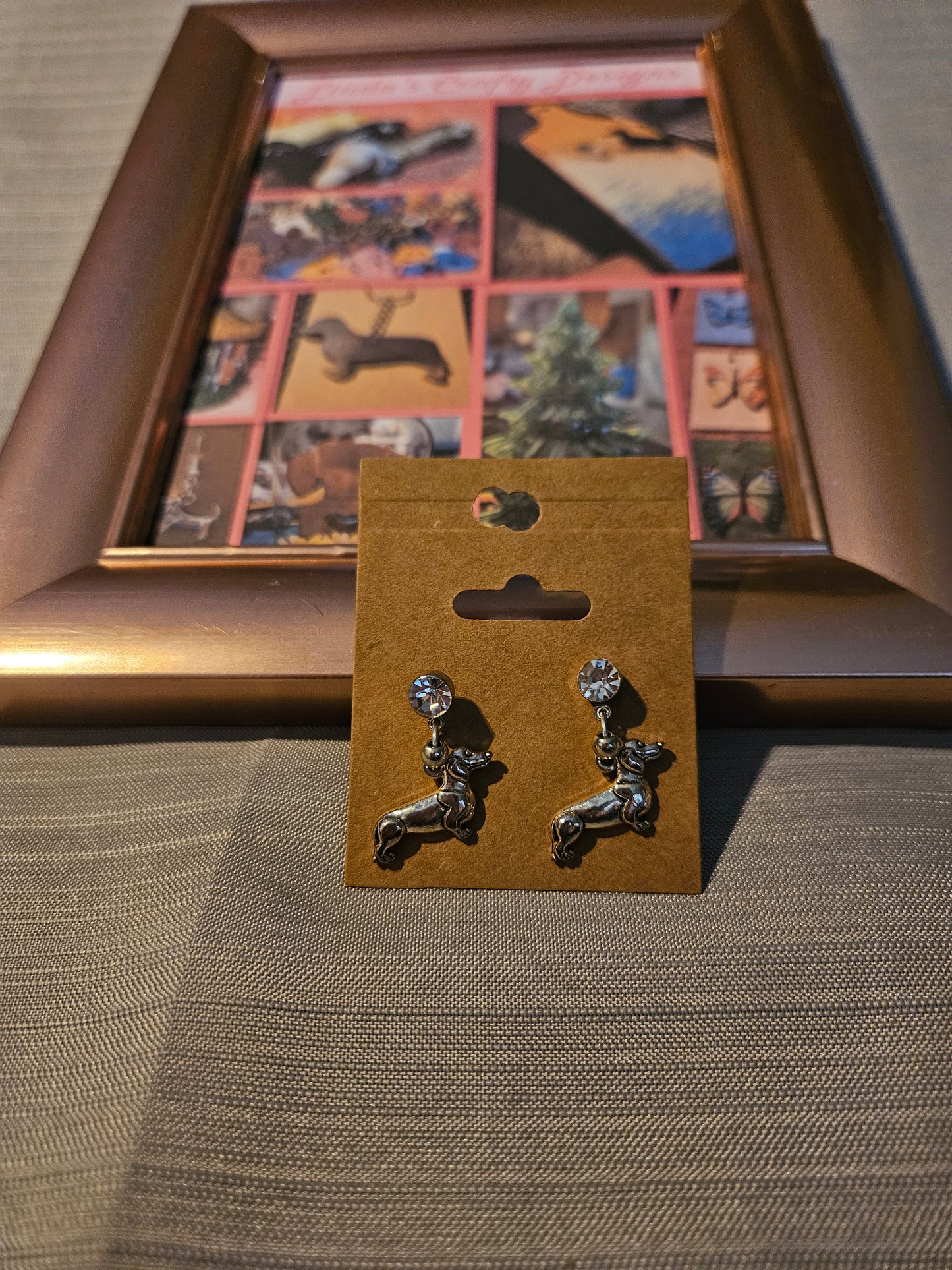 Metal Earrings (Studs) - Walking Weens #1074