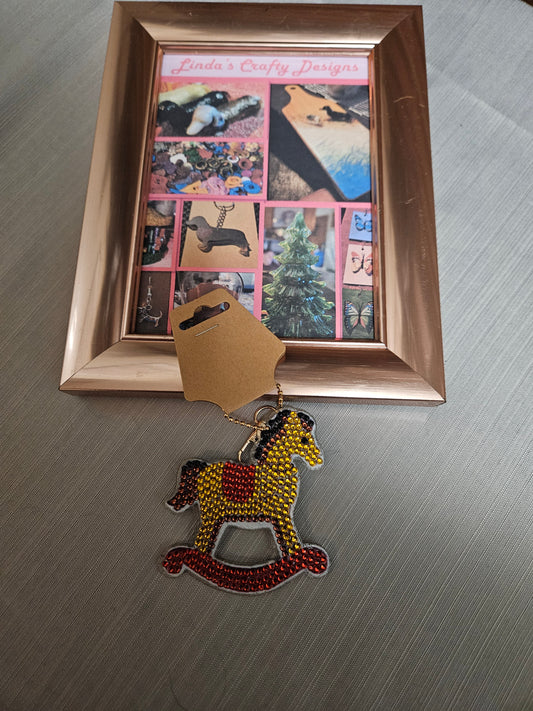 Diamond Art Ornament - Rocking Horse #472