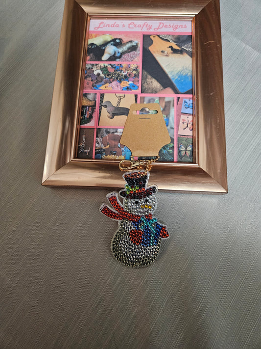 Diamond Art Ornament - Snowman #481