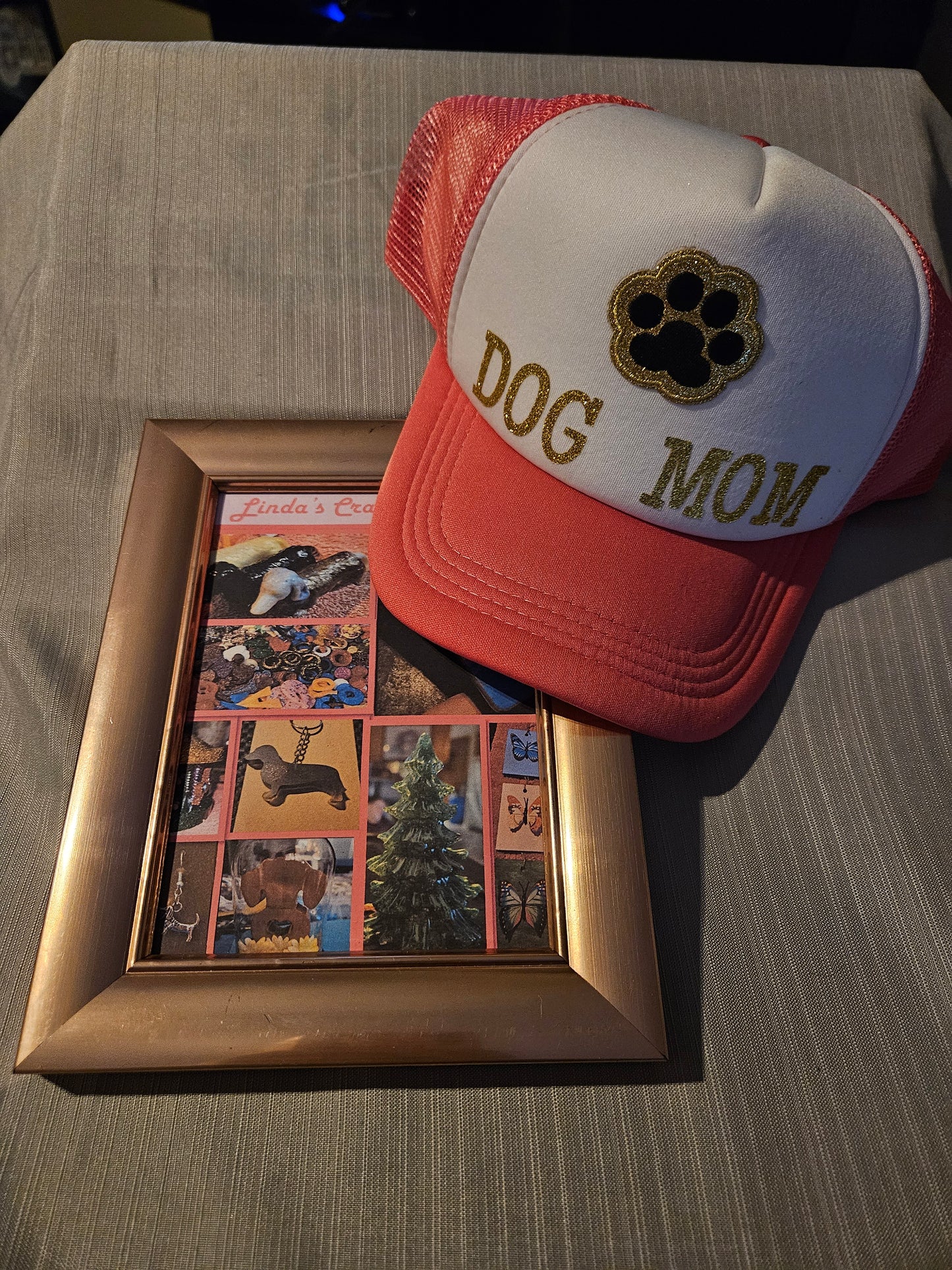 Ball Cap - Dog Mom - Pink #930