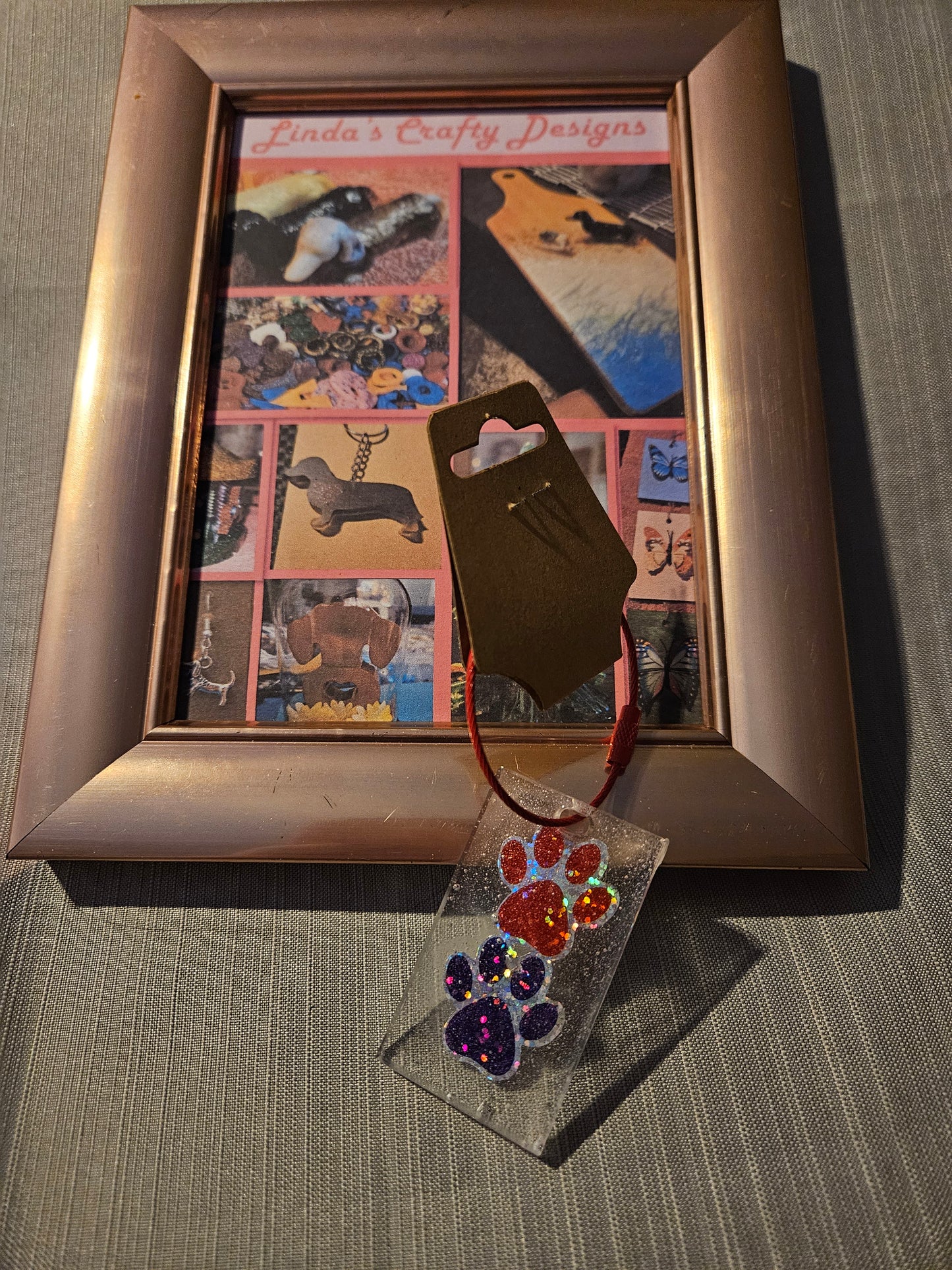 Resin Luggage Tag - Travelling Paws #733
