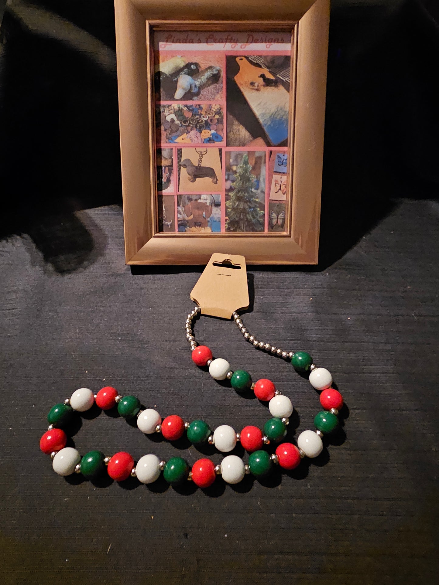 Holiday Beaded Necklace #1226