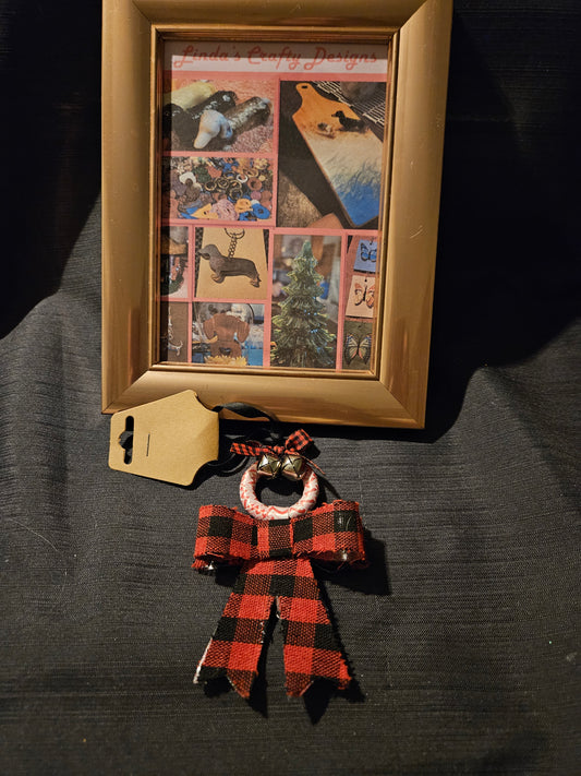 Holiday Ornament - Bow Man Red 1 #1252