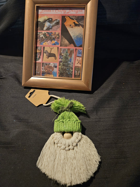 Holiday Ornament - Gnome - Green #1355