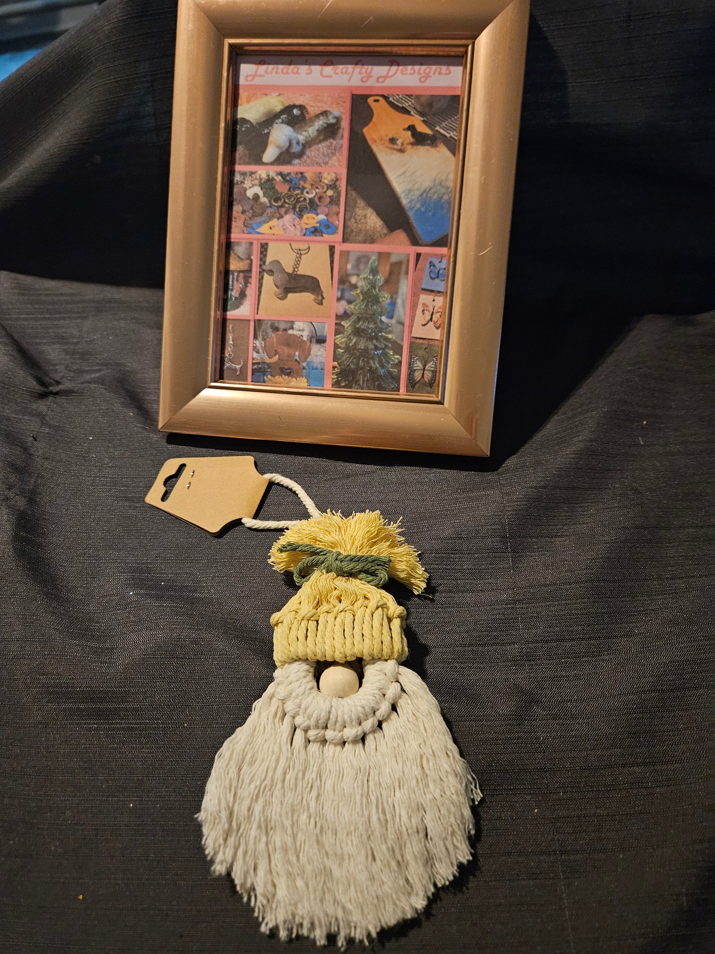 Holiday Ornament - Gnome - Yellow #1353