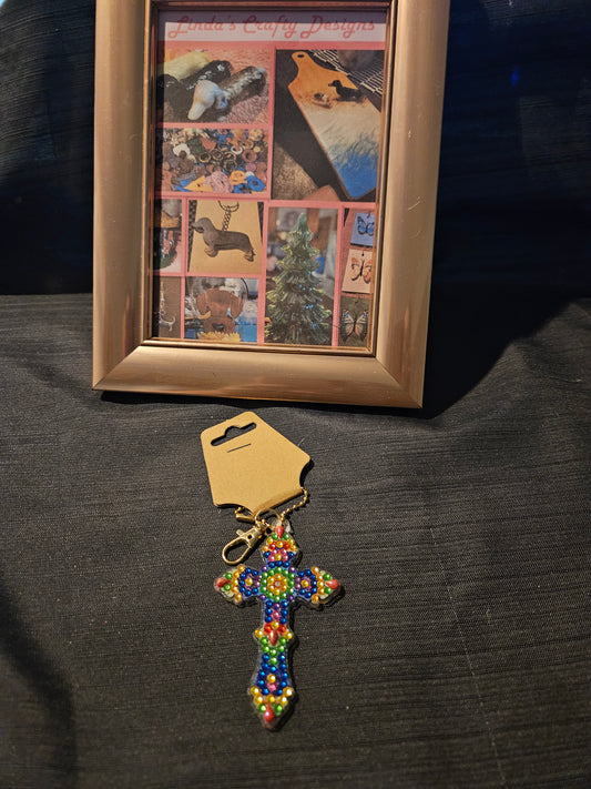 Holiday Ornament - Diamond Art Cross 6 #1383