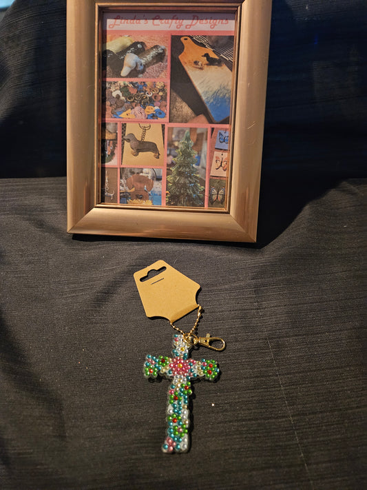 Holiday Ornament - Diamond Art Cross 8 #1385