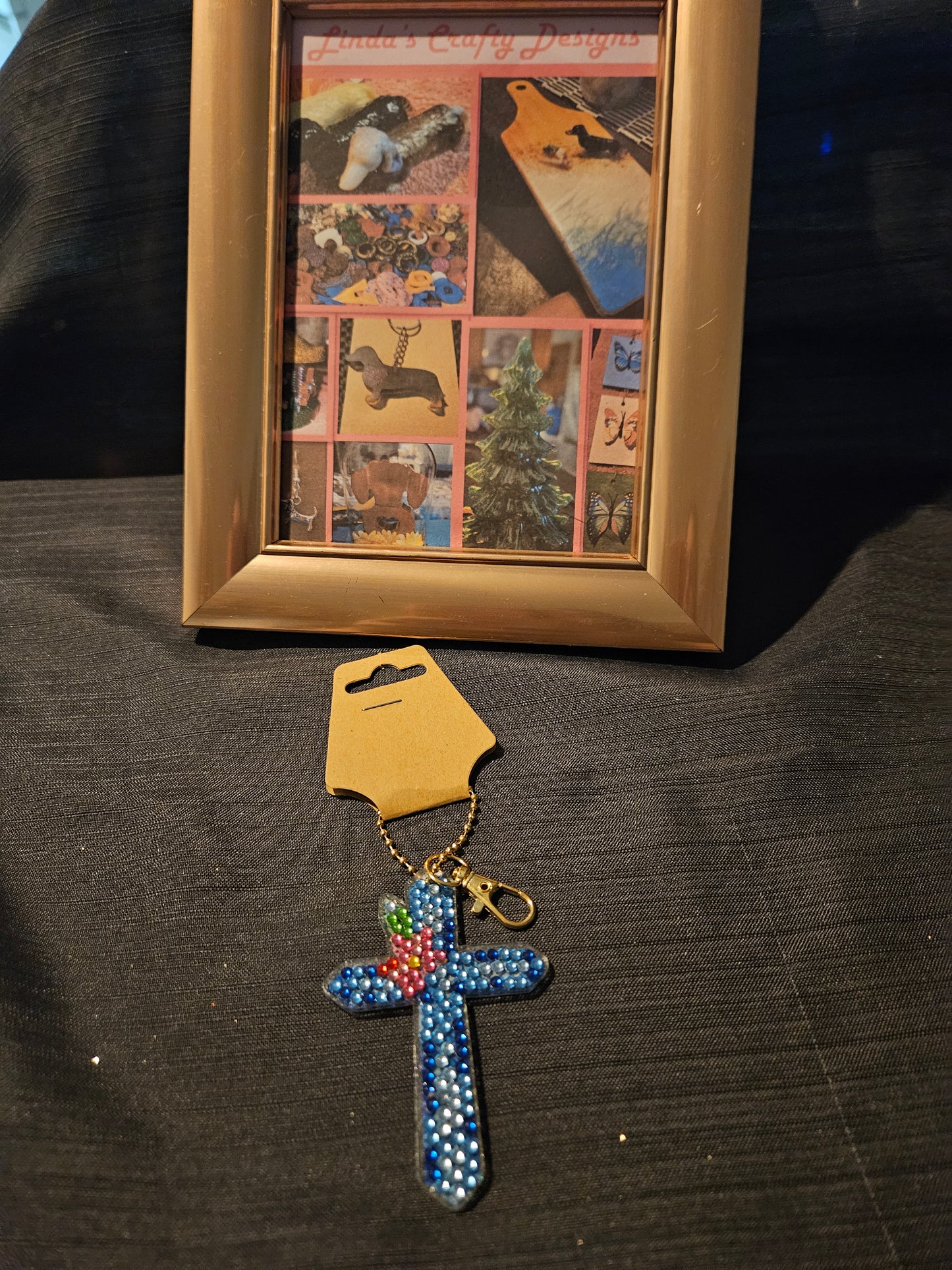 Holiday Ornament - Diamond Art Cross 7 #1384