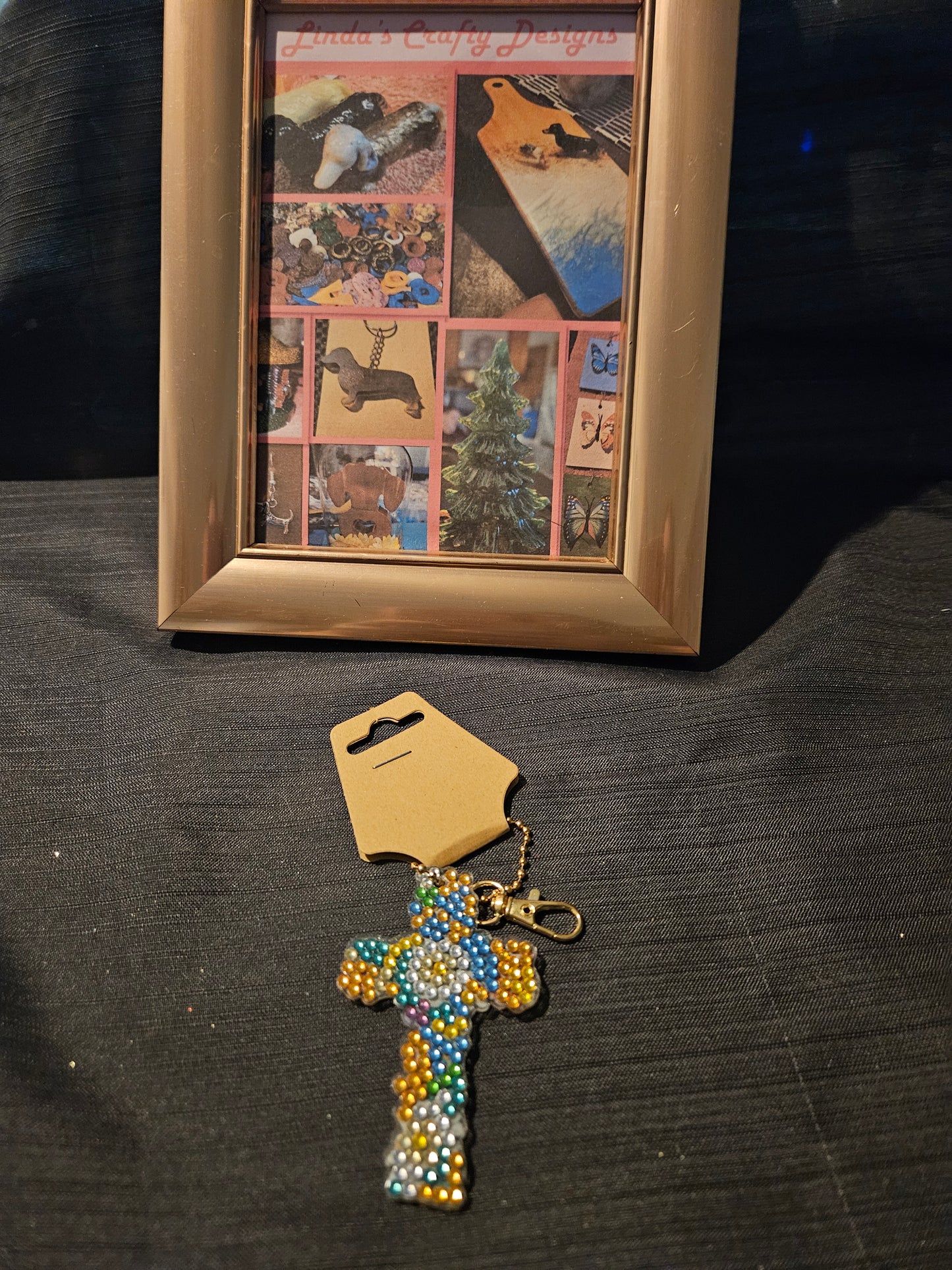 Holiday Ornament - Diamond Art Cross 4 #1381