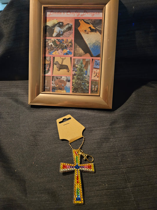Holiday Ornament - Diamond Art Cross 5 #1382